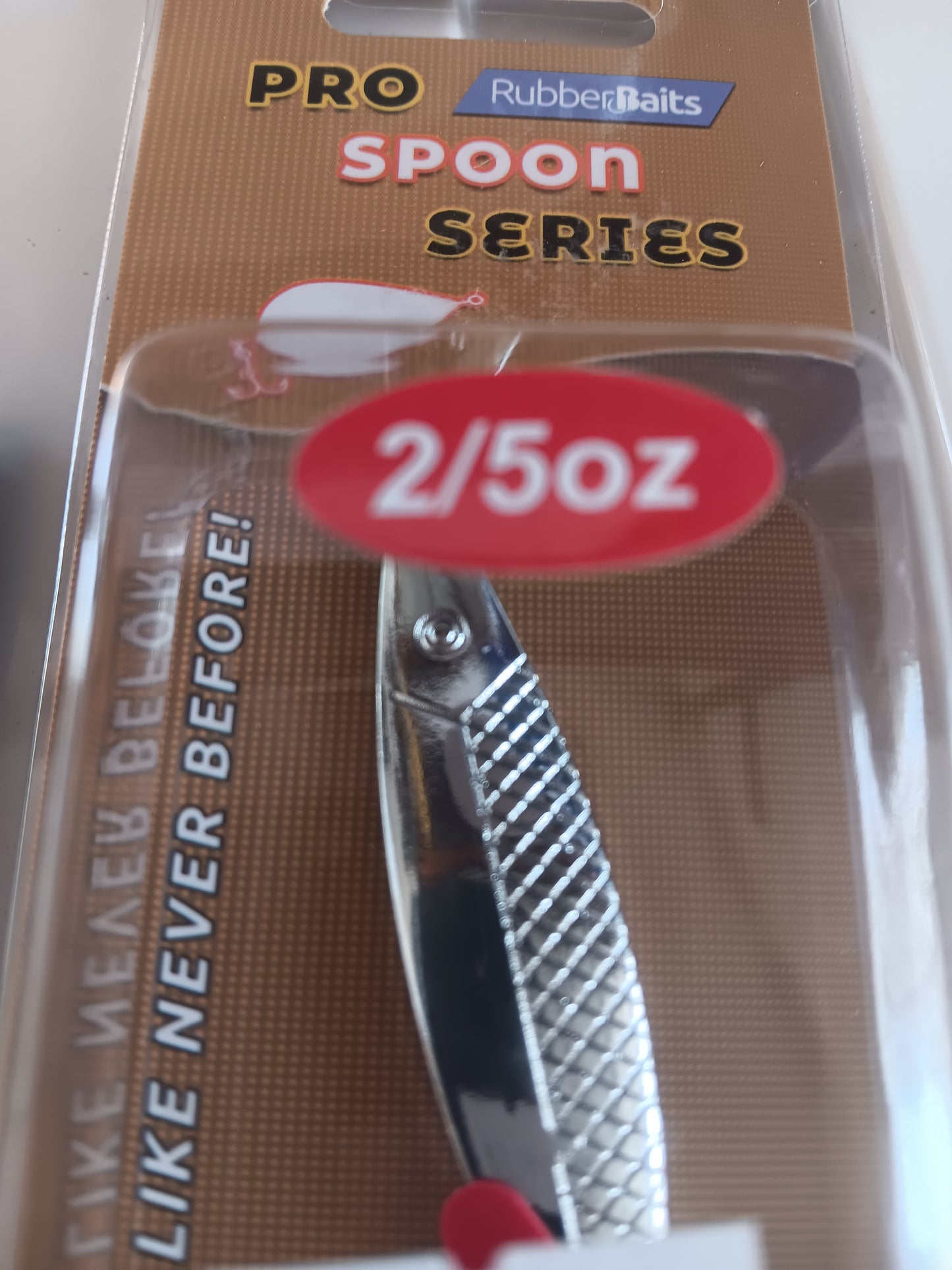 ProSeries 2/5oz Wobbling Spoon - Silver | Flashy, High-Action Lure for Bass, Trout & More