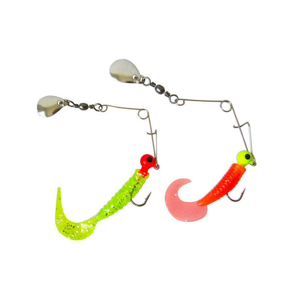 ProSeries 1/4oz Mini Spinnerbait - Red | Compact Flash & Vibration for Bass, Crappie & More