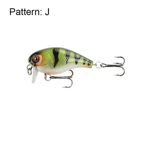 ProSeries Shallow Diving 1.6" Crankbait - Pattern: J | Ultralight Crankbait for Trout, Panfish & Finesse Bass