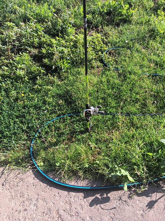 Heavy-Duty Spiral Ground Fishing Rod Holder – Hands-Free Bank Fishing Support