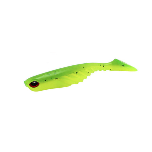 RubberBaits 2.8" Minnow Soft Swimbait (5 Pack) - Green | Realistic Swimming Action for Finesse and Multi-Species Fishing